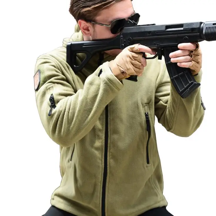 Heavy Military tactical fleece jackets mens outdoor hiking jacket warm Outerwear Hooded coats outerwear Hoodie
Heavy Military tactical fleece jackets mens outdoor hiking jacket warm Outerwear Hooded coats outerwear Hoodie