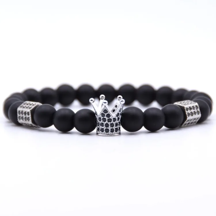 Hot Selling Wholesale Custom 8mm Charm Beads Stretch Natural Stone Lava Bead Bracelet For Couple
Hot Selling Wholesale Custom 8mm Charm Beads Stretch Natural Stone Lava Bead Bracelet For Couple