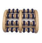 Foot Massager Roller (Large).Relieve Plantar Fasciitis, Stress, Heel, Arch Pain.Reflexology Chart. Christmas Gift