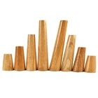 Wood Legs Wood Table Legs Wood 10cm Wholesale Factory Price Nature Solid Round Wood Wooden Sofa Legs For Cabinet Bed Table