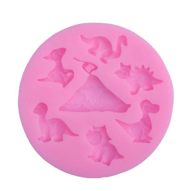 Dinosaur series silicone resin mold fondant cake chocolate decoration tool baking pastry mold, Pink
Dinosaur series silicone resin mold fondant cake chocolate decoration tool baking pastry mold, Pink