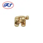 Foshan high quality zinc alloy metal lock jewelry wooden box and case FS1086