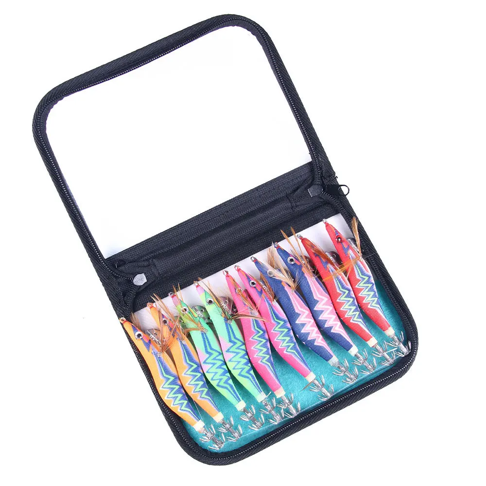 KY Shrimp Squid Hook Reflective Bun Squid Hook Set Wood Shrimp Set Fishhooks Wood Shrimp, 5 colors
KY Shrimp Squid Hook Reflective Bun Squid Hook Set Wood Shrimp Set Fishhooks Wood Shrimp, 5 colors