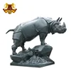 hand carved park decorative bronze rhino life size bronze rhino sculpture