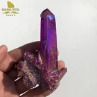 Wholesale beautiful Rose natural quartz crystal cluster angel aura amethyst