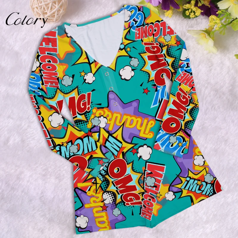 Colory Wholesale Plus Size Clothing Stores Printing Letter Jumpsuits Graffiti, Picture shows
Colory Wholesale Plus Size Clothing Stores Printing Letter Jumpsuits Graffiti, Picture shows