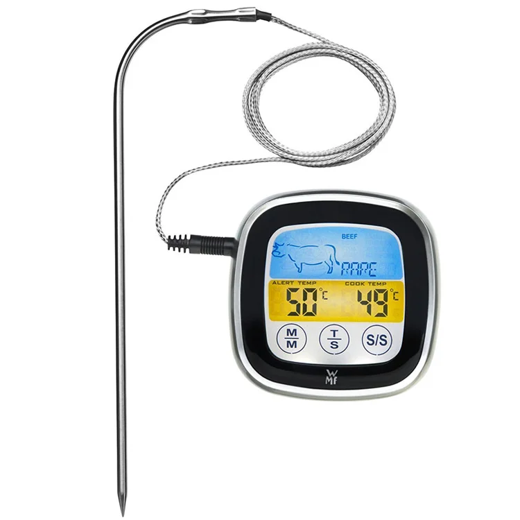 LCD Touch Screen Display Meat Thermometer Digital Instant Read Food Thermometer Grill Smoker BBQ Kitchen Oven Candy Thermometer, Silver
LCD Touch Screen Display Meat Thermometer Digital Instant Read Food Thermometer Grill Smoker BBQ Kitchen Oven Candy Thermometer, Silver