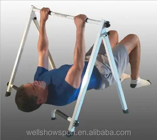 wellshow sport portable pull up push up bar for inverted pull