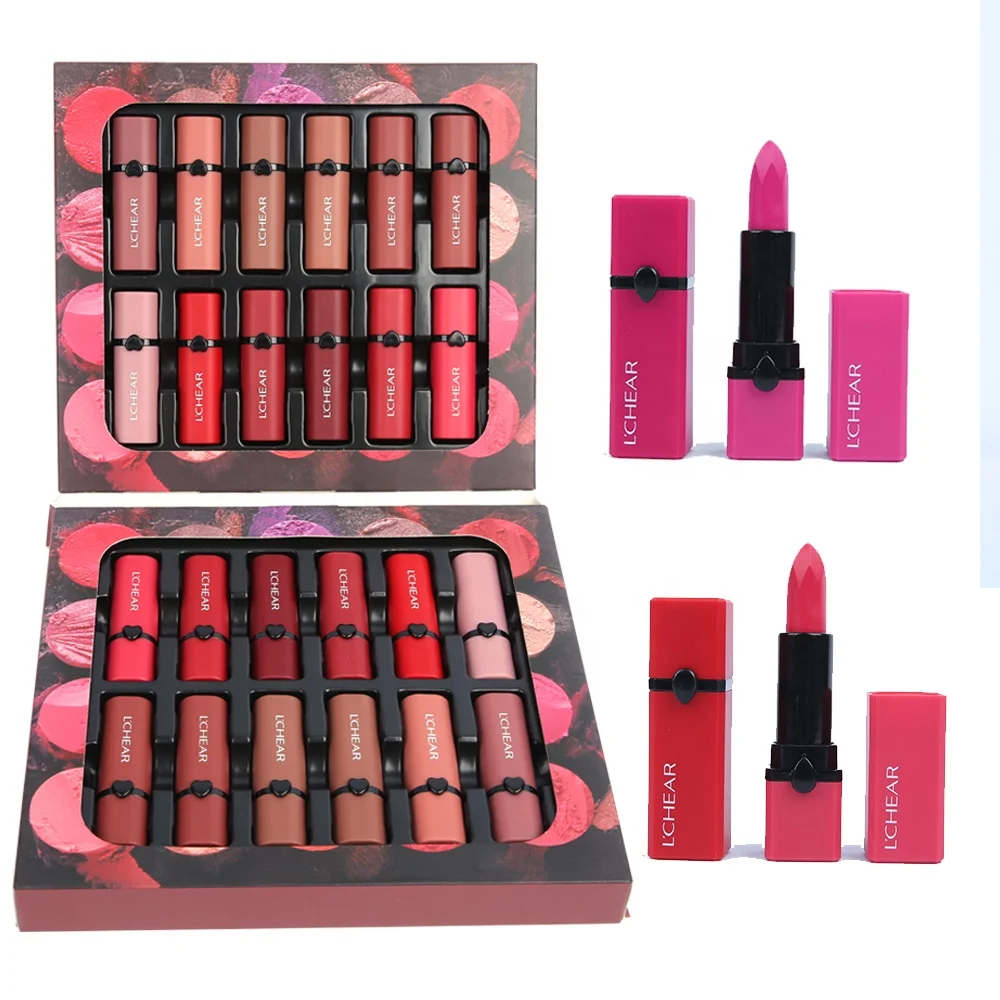 LCHEAR 2020 12 colors Wholesale Hot sale Waterproof Christmas Gift Private Label maquillaje Makeup Matte Lip stick lipstick set
LCHEAR 2020 12 colors Wholesale Hot sale Waterproof Christmas Gift Private Label maquillaje Makeup Matte Lip stick lipstick set