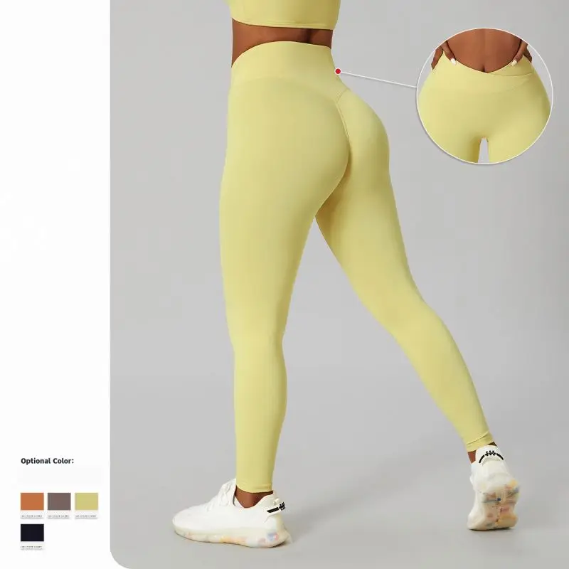 Breathable V Cut Shape Quick Dry Athletic Gym Clothes Cross Waist Fitness Pants Scrunch Butt Lifting Women Fitness Leggings
Breathable V Cut Shape Quick Dry Athletic Gym Clothes Cross Waist Fitness Pants Scrunch Butt Lifting Women Fitness Leggings
