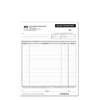 Custom receipt book Carbonless Triplicate form with 3 sheet perforated printing