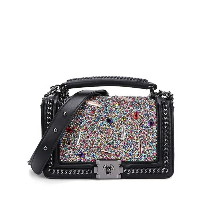 Hot Sale Lady Bling Wallet Crystal Luxury Fashion Handbag Customized Atmospheric One Shoulder Messenger Bag
Hot Sale Lady Bling Wallet Crystal Luxury Fashion Handbag Customized Atmospheric One Shoulder Messenger Bag