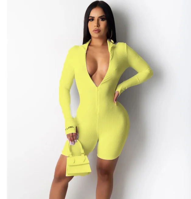 Hot sale in Europe and America 2020 Amazon new summer women's zipper high collar embroidered sports one-piece shorts jumpsuit, 6colors
Hot sale in Europe and America 2020 Amazon new summer women's zipper high collar embroidered sports one-piece shorts jumpsuit, 6colors