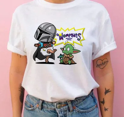 Short Sleeve t shirt women Baby Yoda Printed T-Shirt Summer Cute Print Graphic Tees Tops clothing women t-shirt, Customized
Short Sleeve t shirt women Baby Yoda Printed T-Shirt Summer Cute Print Graphic Tees Tops clothing women t-shirt, Customized
