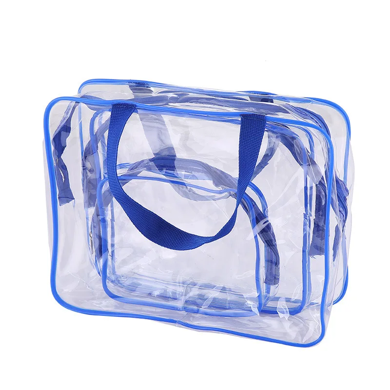 Direct Sale Waterproof Dustproof Women Cosmetic Clear PVC Make Up Bag Set With Zipper, Transparent
Direct Sale Waterproof Dustproof Women Cosmetic Clear PVC Make Up Bag Set With Zipper, Transparent