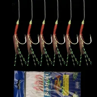 

TOMA flasher rigs sabiki fishing squid jig fish Skin Sabiki 6 hooks
