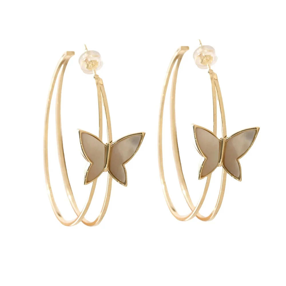 Fashion shell butterfly earrings 925 silver exaggerated acrylic custom luxury gold ear crawler hook earrings for women, As pictures show
Fashion shell butterfly earrings 925 silver exaggerated acrylic custom luxury gold ear crawler hook earrings for women, As pictures show