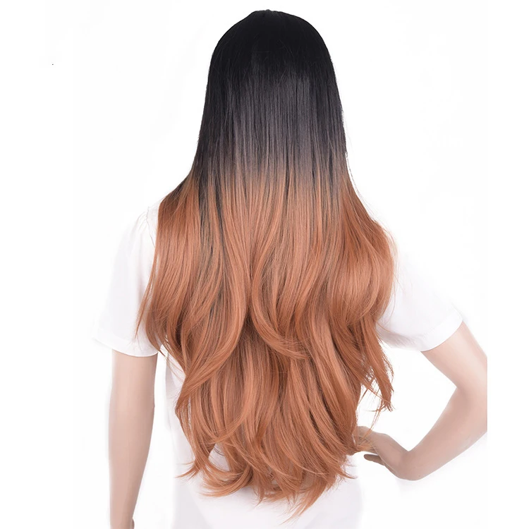 Dropshipping Natural Deep Wave Wigs Synthetic Hair Wigs Body Wave Wigs Black Gradient Brown Middle Part, Pic showed
Dropshipping Natural Deep Wave Wigs Synthetic Hair Wigs Body Wave Wigs Black Gradient Brown Middle Part, Pic showed