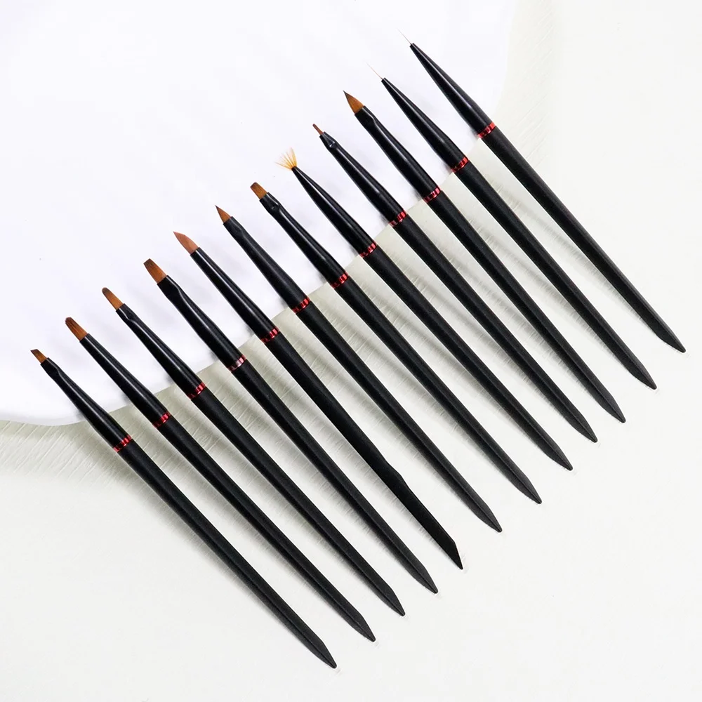 12PCS nylon Fine Nailwith Plastic handle Polish Plastic Beauty Care Make Tools Art Brush Nail brush
12PCS nylon Fine Nailwith Plastic handle Polish Plastic Beauty Care Make Tools Art Brush Nail brush