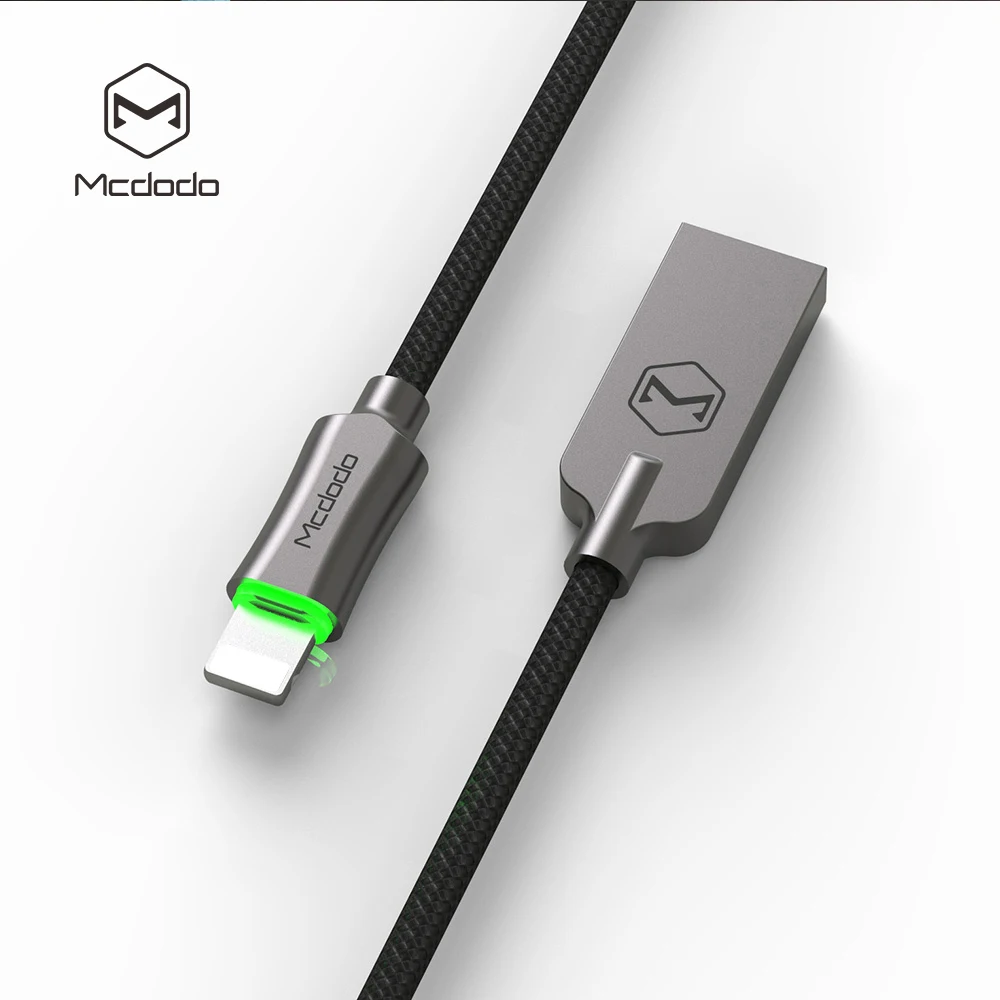 MCDODO Fast Charging Auto power off USB Cord Fast charger USB data cable for iPhone, Black
MCDODO Fast Charging Auto power off USB Cord Fast charger USB data cable for iPhone, Black