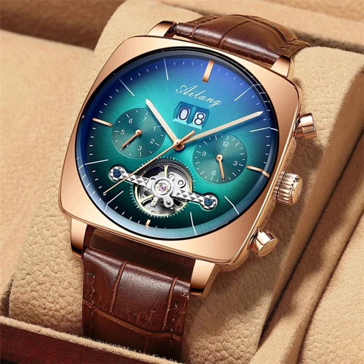 AILANG 8655 Original Men's Watch Double tourbillon watch Automatic Hollow-out Machine Watch Men Luminous 2022 montre ailang
AILANG 8655 Original Men's Watch Double tourbillon watch Automatic Hollow-out Machine Watch Men Luminous 2022 montre ailang
