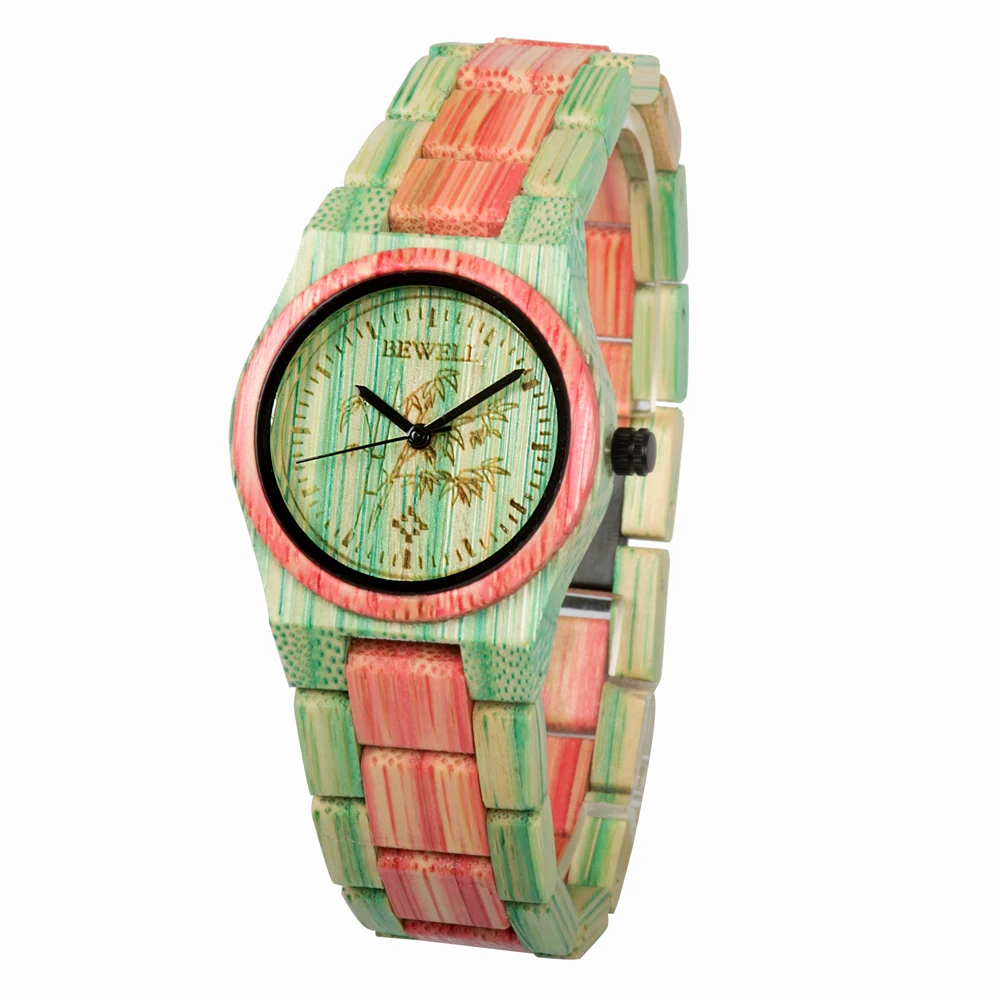 Timepieces Fast Shipping Bewell Bamboo& Wood Wrist Watch Mens and Women Quartz Watch Custom Logo, Red, green and red
Timepieces Fast Shipping Bewell Bamboo& Wood Wrist Watch Mens and Women Quartz Watch Custom Logo, Red, green and red