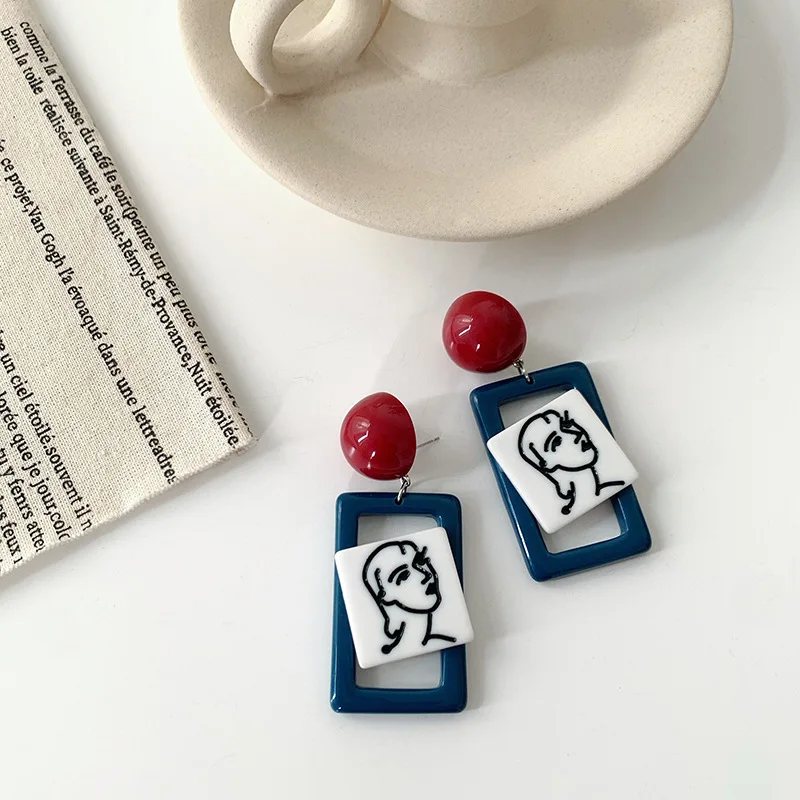 JUHU 2021 New summer ins retro human face jewelry artistic body acrylic earring vintage french face resin earrings for girl, Gold
JUHU 2021 New summer ins retro human face jewelry artistic body acrylic earring vintage french face resin earrings for girl, Gold
