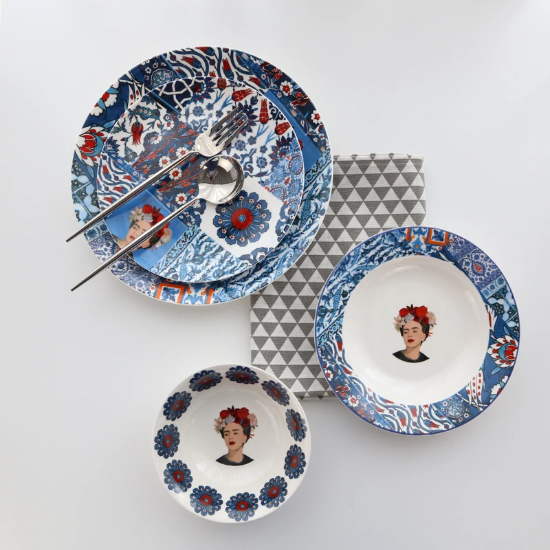 DN73 Original Design Ceramic Plate Bowl Dinnerware Sets with Copyright 
DN73 Original Design Ceramic Plate Bowl Dinnerware Sets with Copyright