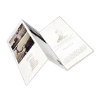A4 coated paper offset printing folding instructions leaflet Product Brochure