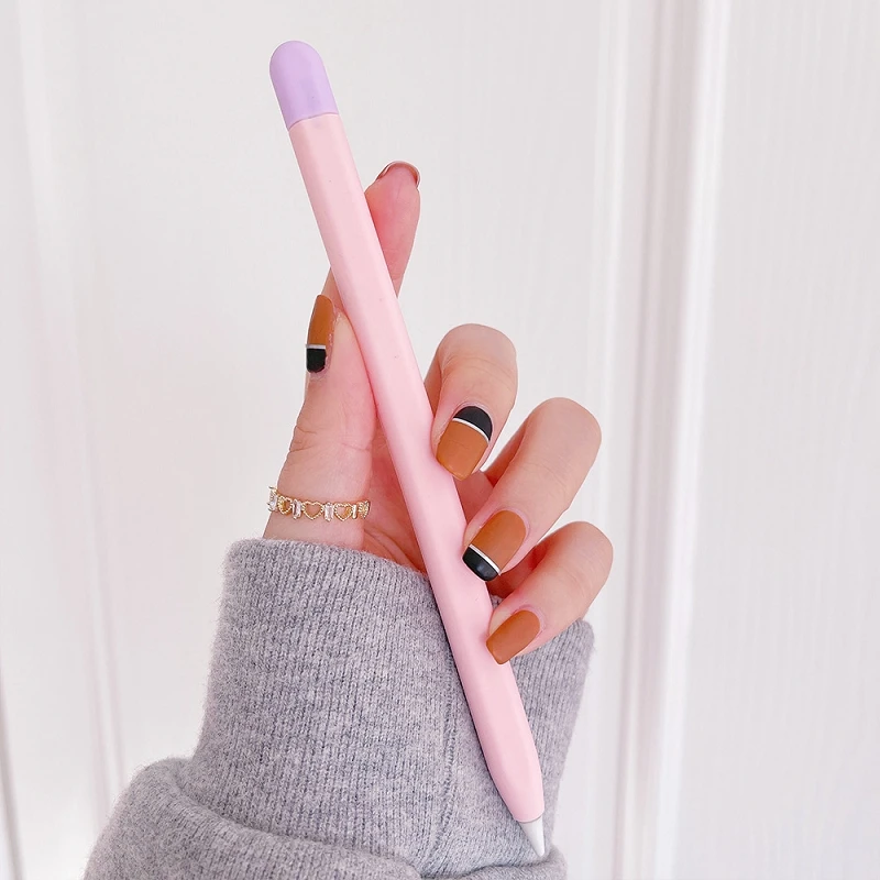 Factory Price Wholesale Cute Two-color Silicone Protective Cover Compatible With Apple Pencil 2 Case, 6 colors in stock
Factory Price Wholesale Cute Two-color Silicone Protective Cover Compatible With Apple Pencil 2 Case, 6 colors in stock