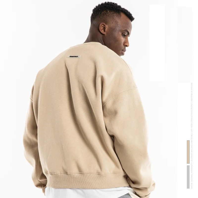 Men Crewneck Sweatshirt Oversized Long Sleeve Cotton White Men Unisex Sweatshirt, As pictures
Men Crewneck Sweatshirt Oversized Long Sleeve Cotton White Men Unisex Sweatshirt, As pictures