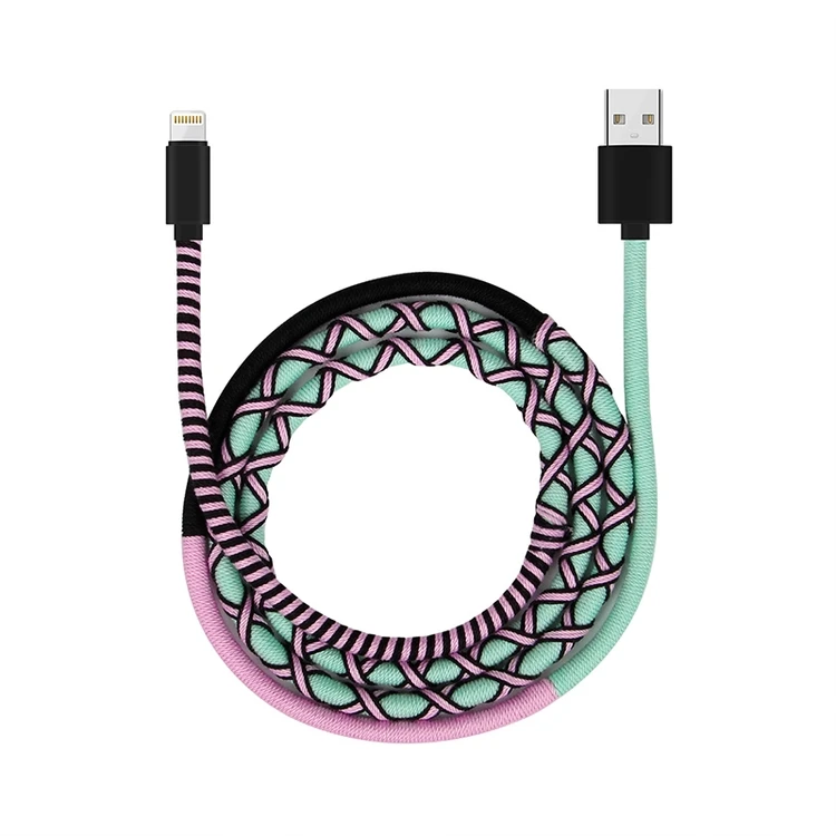 Manufacturer Supplier Nylon Braided thread wrapped Fast Charging Tribe style Usb Cable
Manufacturer Supplier Nylon Braided thread wrapped Fast Charging Tribe style Usb Cable