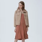 Brown Color Women's Clothing Winter Coat Short Ladies Winter Coats