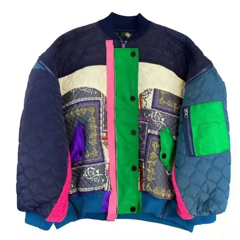 2020 Winter Women Thick Coat Stand Collar Long Sleeve Stitching Multi Pocket Indie Folk Style Cotton Jacket, Green
2020 Winter Women Thick Coat Stand Collar Long Sleeve Stitching Multi Pocket Indie Folk Style Cotton Jacket, Green