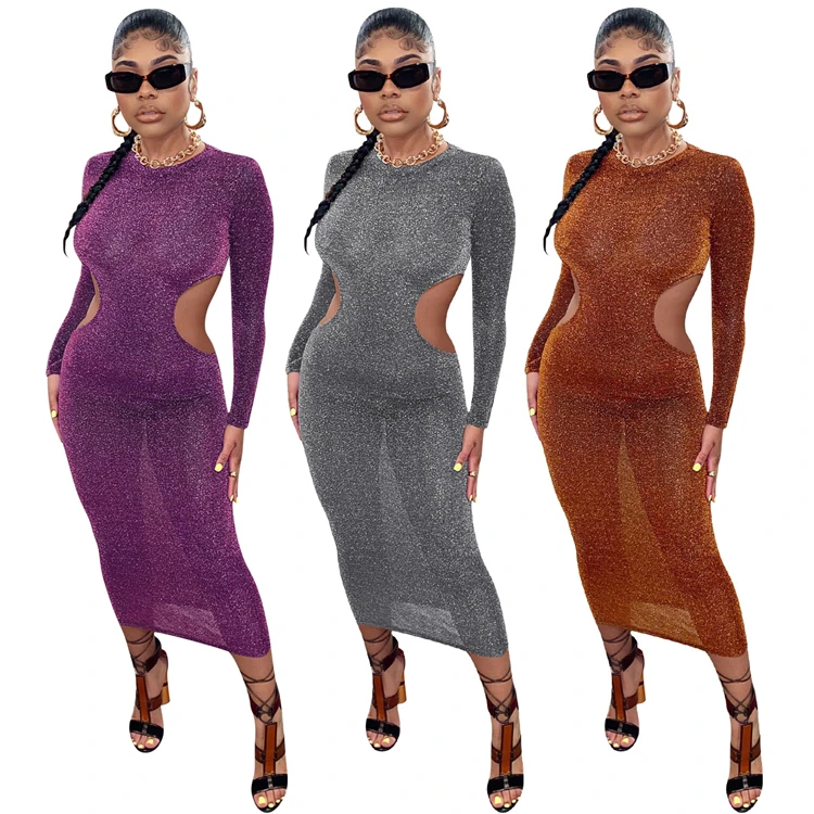 Best Design Autumn Long Sleeve Bodycon Dress Sexy Waist Hollow Out Nightclub Party Women Maxi Dress
Best Design Autumn Long Sleeve Bodycon Dress Sexy Waist Hollow Out Nightclub Party Women Maxi Dress