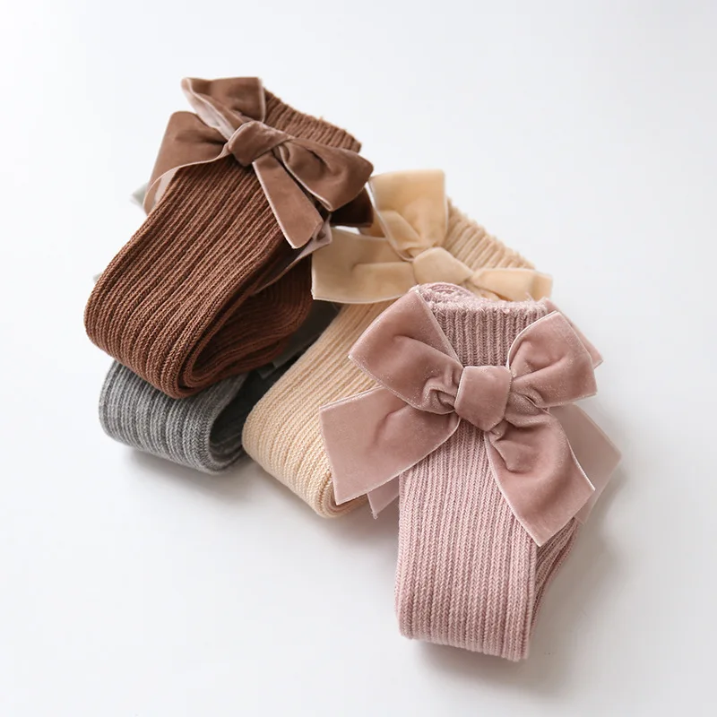 Newborn Baby Socks with Velvet Bow Winter Cotton Kids Floor Socks Knee High Baby Girl Socks Legger Warmer, As picture
Newborn Baby Socks with Velvet Bow Winter Cotton Kids Floor Socks Knee High Baby Girl Socks Legger Warmer, As picture