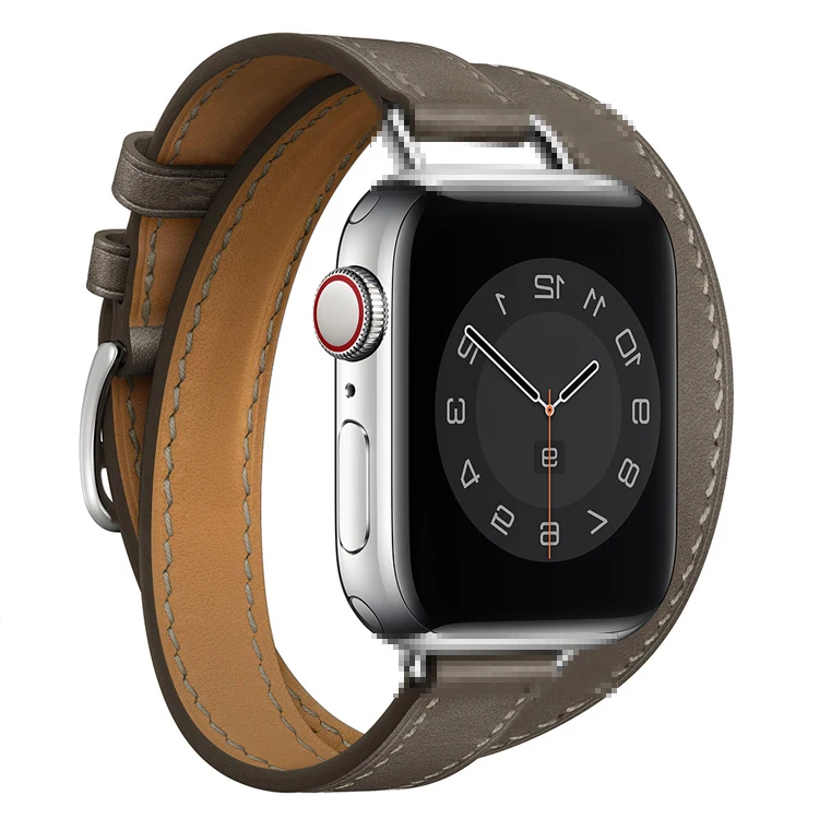Luxury Extra Long Leather Wristband Strap Double Tour Genuine Leather Watch Band For Apple Watch Series 3 6 42mm Herm
Luxury Extra Long Leather Wristband Strap Double Tour Genuine Leather Watch Band For Apple Watch Series 3 6 42mm Herm