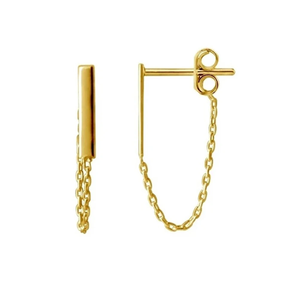 wholesale jewellery online 925 sterling silver high grade 18k gold plated bar chain stud earrings
wholesale jewellery online 925 sterling silver high grade 18k gold plated bar chain stud earrings