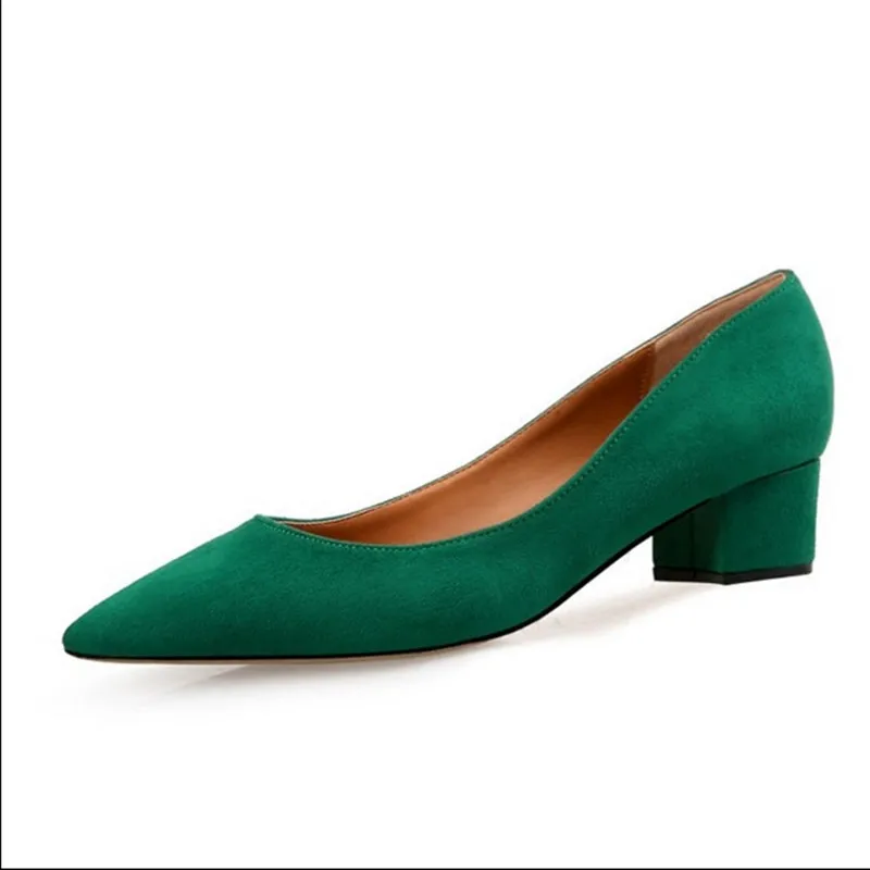 Spring and autumn pointed suede pumps single shoes professional work low heel women's shoes
Spring and autumn pointed suede pumps single shoes professional work low heel women's shoes