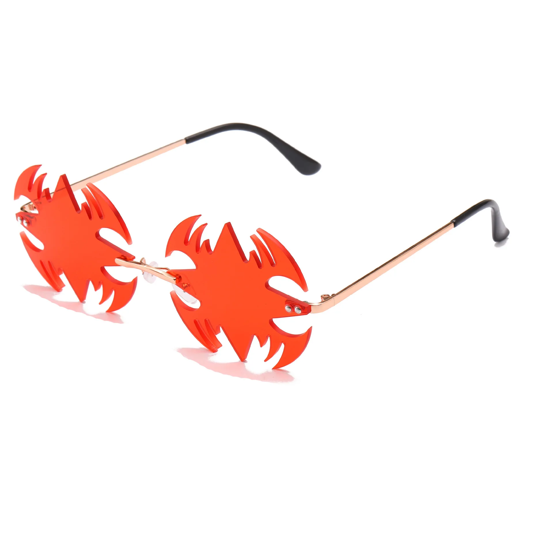 Whirling Fire Wheel Shape Sunglasses Frameless Party Custom Fashion Design Women Men Personalized Sunglasses
Whirling Fire Wheel Shape Sunglasses Frameless Party Custom Fashion Design Women Men Personalized Sunglasses