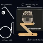 FS-TZD1005 Wood Lamp Decoration Wooden Promotional Gifts Led Lamp Wood