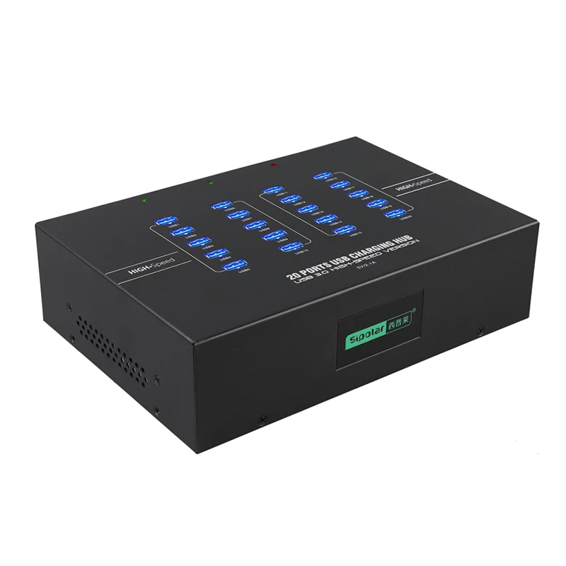 Sipolar A-223 Well Work 20 Ports 3.0 5GB Speed Box Shape USB 3.0 data and Charger hub for 20 Devices phone ipad refurbish, Black
Sipolar A-223 Well Work 20 Ports 3.0 5GB Speed Box Shape USB 3.0 data and Charger hub for 20 Devices phone ipad refurbish, Black