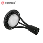 USA inventory LED post cap light garden pole lights 60-150W post top lamp dimmable with sensor AC100-277V