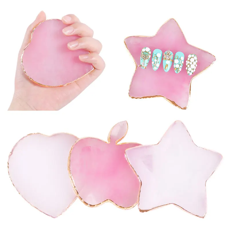 1Pcs Apple/Heart/Star Design Resin Painting Color Palette Nail Art Display False Nail Tips Holder DIY Tool, Pink, white
1Pcs Apple/Heart/Star Design Resin Painting Color Palette Nail Art Display False Nail Tips Holder DIY Tool, Pink, white