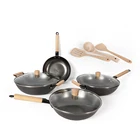 Customizable kitchenware cooking non stick cookware sets