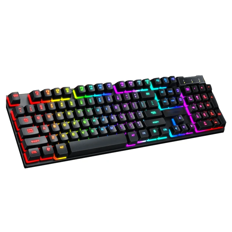 Multifunction Computer Wired 104 Keys Waterproof Full Mechanical game Keyboard, Black
Multifunction Computer Wired 104 Keys Waterproof Full Mechanical game Keyboard, Black