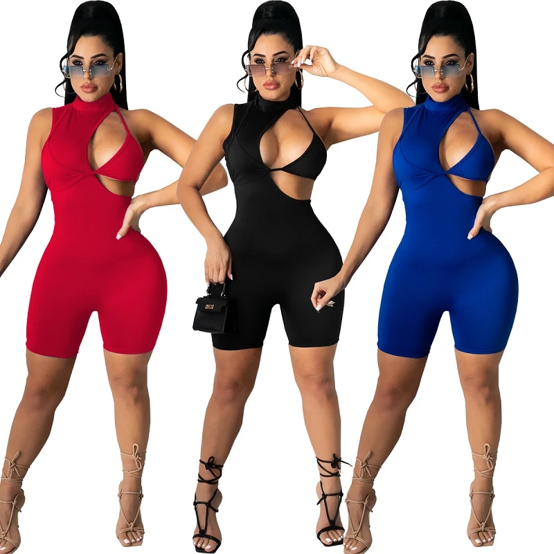 EB-20050506 2021 hollow out sexy jumpsuits summer bodycon sleeveless solid zipper one piece jumpsuit shorts
EB-20050506 2021 hollow out sexy jumpsuits summer bodycon sleeveless solid zipper one piece jumpsuit shorts