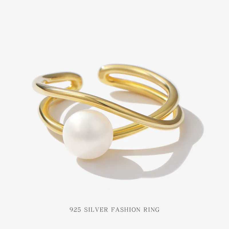2023 NEW designer 925 silver adjustable ring jewelry gold plated sterling silver pearl rings for women
2023 NEW designer 925 silver adjustable ring jewelry gold plated sterling silver pearl rings for women
