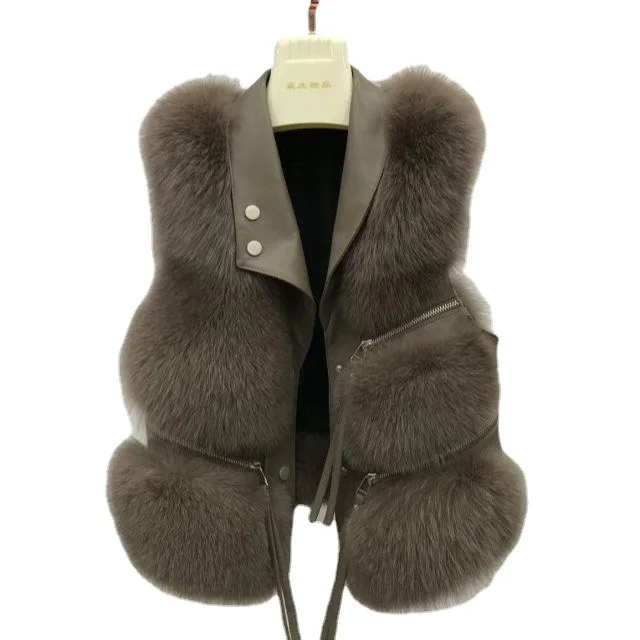 2021 Fur vest jacket women winter leather and fur waistcoat short fur vest, Picture showed
2021 Fur vest jacket women winter leather and fur waistcoat short fur vest, Picture showed