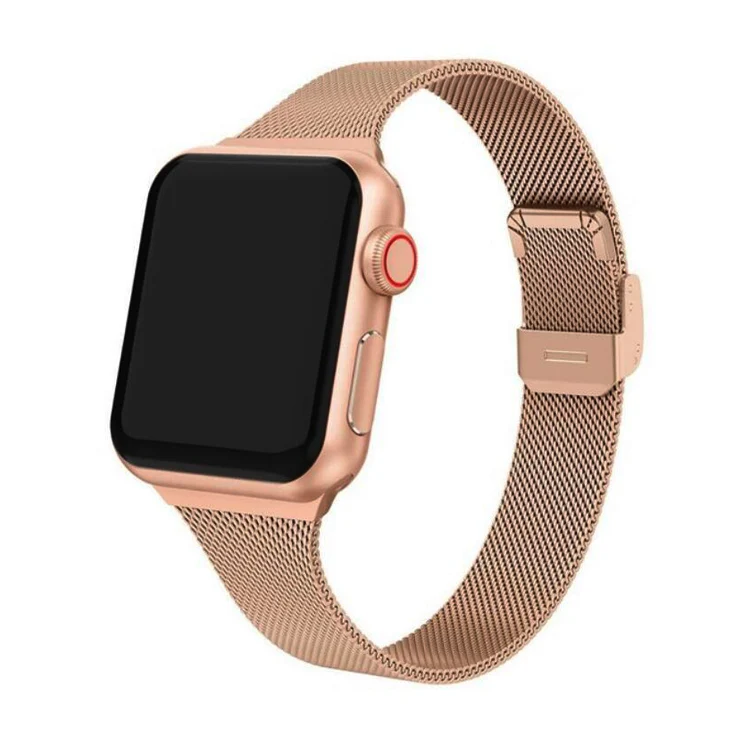 Changeable Quick Buckle Slimming Milanese Stainless Steel Watch Band For Apple Watch Strap 7 6 5 4 3 2 1
Changeable Quick Buckle Slimming Milanese Stainless Steel Watch Band For Apple Watch Strap 7 6 5 4 3 2 1
